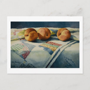 1786 Pêche sur carte postale à courtepointe