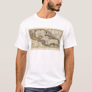1790 Map of The West Indies by Dilly and Robinson T-shirt