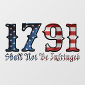 1791 RAAMSTICKER (Vel)