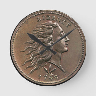 1793 Haarlange akkerwandklok Ronde Klok