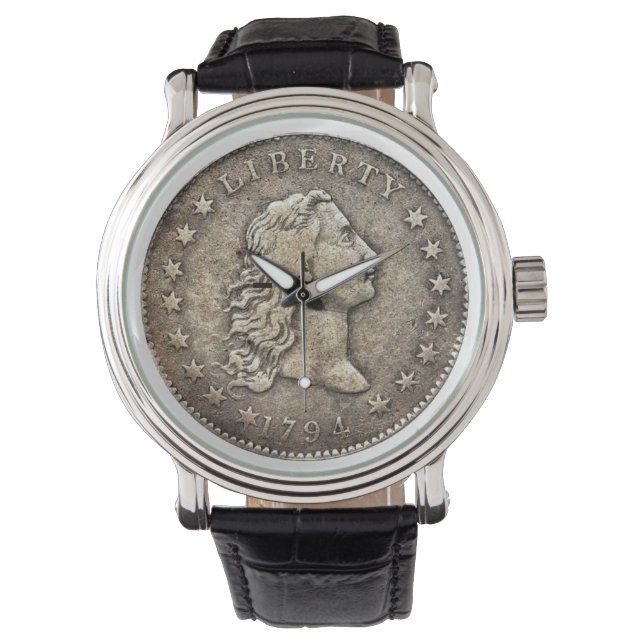 1794 Flower Hair Silver Dollar - Montre (devant)