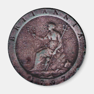 1797 Grande-Bretagne "cartwheel" penny aimant