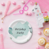 17,8 cm Rond papieren bordje (Feest)