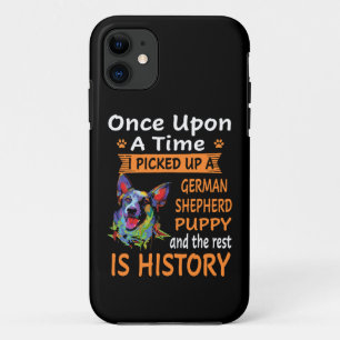 17 Er was eens een Duitse herder iPhone 11 Hoesje