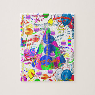 17 februari, 17 februari, Jigzaag Puzzle Legpuzzel
