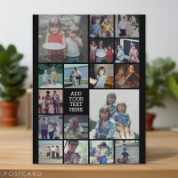 17 Foto collage en tekst - Kan zwart bewerken