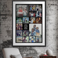 17 Foto collage en tekst - Kan zwart bewerken