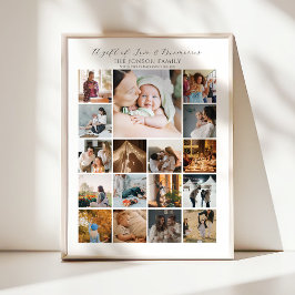 17 Foto Collage Poster