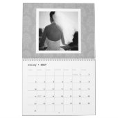 17 Fotocollage en Damaspatronen Kalender (Jan 2027)