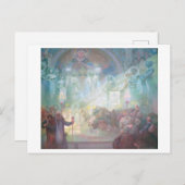 #17 Heilige berg Athos, Mucha Briefkaart (Voorkant / Achterkant)