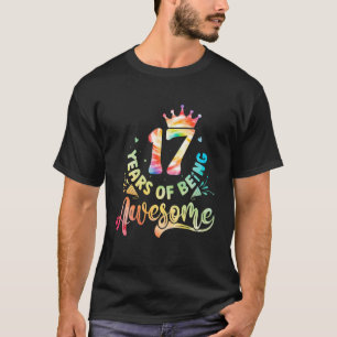 17 jaar Geweldige viering 17e verjaardag T-shirt