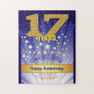 17 Jaar Hersteldatum Vet Numeriek Legpuzzel