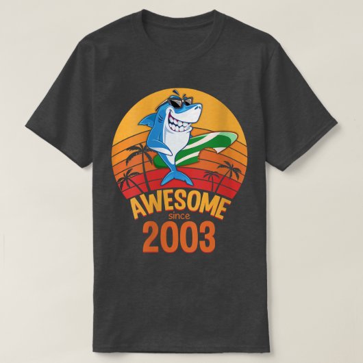 17 jaar oud Surf Geweldige Si T-shirt (Design voorkant)
