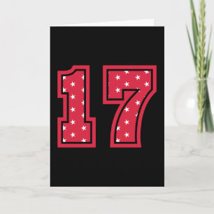 17 JAAR OUDE BIRTHDAG 17e Kinder Vintage Kaart