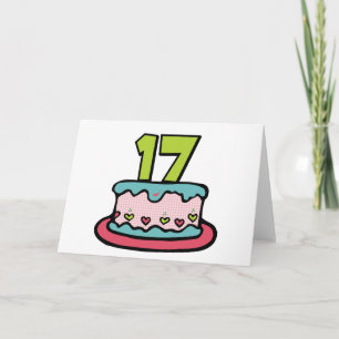17 jaar oude vogelbeker kaart