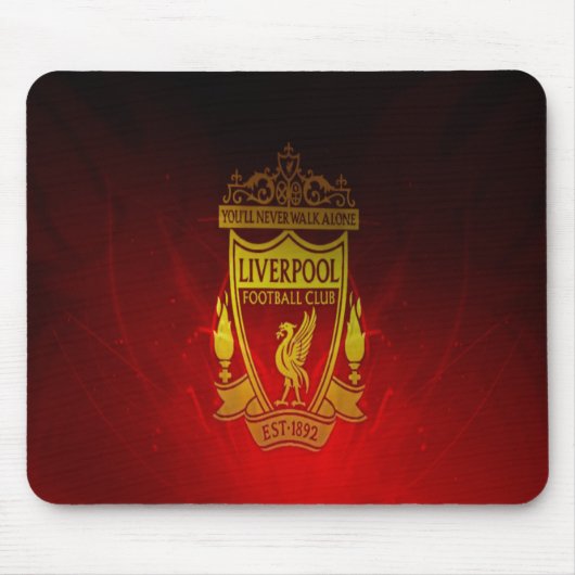 17 Liverpool FC logo Accessories Mouse Pads Muismat (Voorkant)
