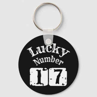 17 - Lucky Number 17 Luck Sleutelhanger