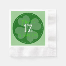 17 maart: viering van St. Patty's Day Servetten