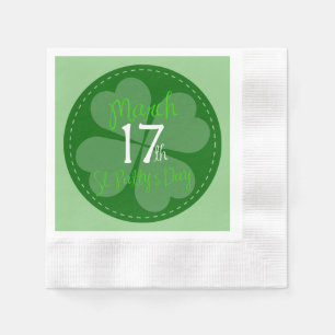 17 maart: viering van St. Patty's Day Servetten