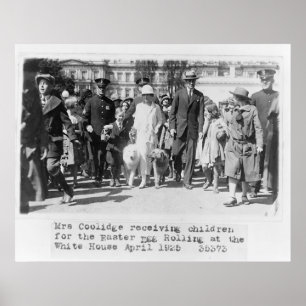 17 Mevrouw Coolidge Easter Egg White House Poster