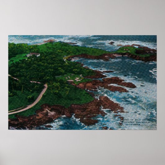 17 miljoen rijden op het Monterey-schiereiland Poster (Voorkant)