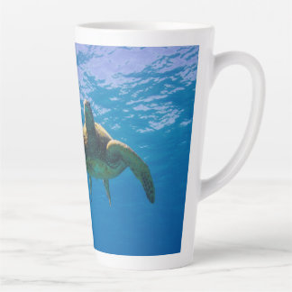 17 oz. Hawaïaans Groen Zee Schildpad "Honu" XL Latte Mok