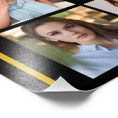 17 Photo Collage Modèle Congrats Poster des diplôm (Coin)