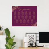17 Tableau Cassis Mariage en or violet (Bureau à domicile)