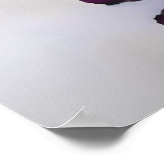 17 Tableau Élégant Plum Purple Rose Tableau de siè (Coin)