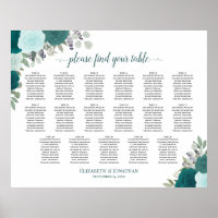 17 Tableau Tableau Turquoise Boho Floral Mariage S