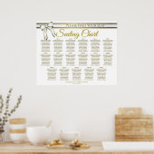 17 Tafel- en goudkleurige weddenschappen Poster (Keuken)