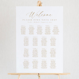 17 Tafels Welkom Zitplaatskaart Poster