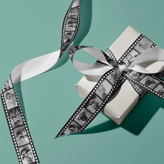17 Zwart-wit fotofilmpje Satin lint