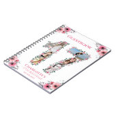 17e anniversaire Photo Collage rose Fleur Livre d' (Côté gauche)