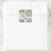 17e eeuw Antiek Wereldkaart, Frederick De Wit Vierkante Sticker (Tas)