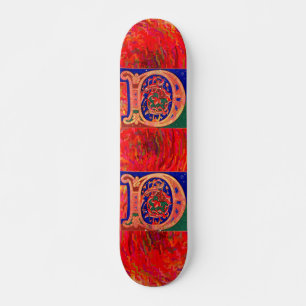 17e eeuw Letter D Skateboard