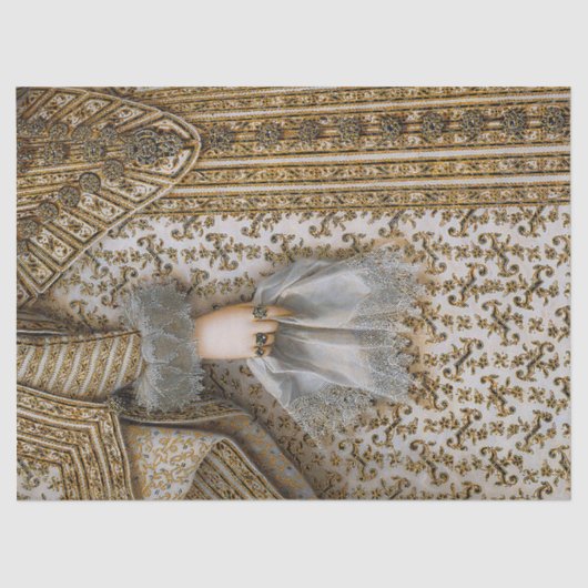 17e eeuw Royal Dress Tissuepapier (Voorkant)