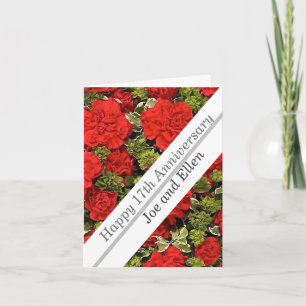 17e Jubileum, Rode anjers Kaart