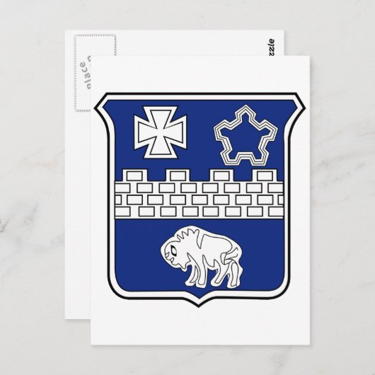 17e militaire container voor het infanteriestelsel briefkaart (Voorkant / Achterkant)