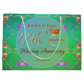 17e Sac cadeau pour l'anniversaire du Mariage carn (Dos)