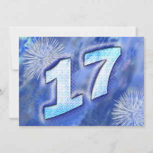 17e uitnodiging van de Birthday Party