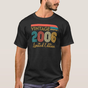 17e  verjaardag 2006 17 jaar oud t-shirt