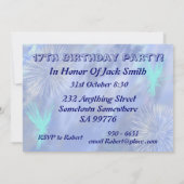 17e verjaardag feestuitnodiging kaart (Achterkant)