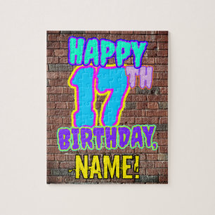 17e verjaardag ~ Fun, geïnspireerd door Urban Graf Legpuzzel
