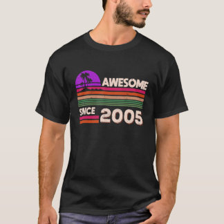 17e verjaardag jongens meisjes Geweldige sinds 200 T-shirt