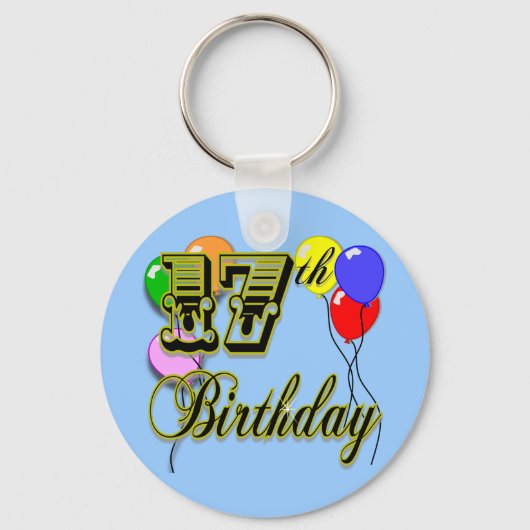 17e verjaardag Merchandise Sleutelhanger (Voorkant)