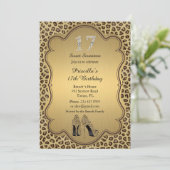 17ème Invitation d'anniversaire, diamants de (Debout devant)