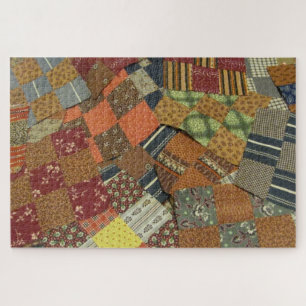 1800 Antiek 'Fabric Quilt'-blokken Legpuzzel