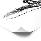 1800s Greyhound Dog Illustration - Honden Foto Afdruk (Hoek)