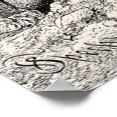  1800s Lion Lionesse Big Cat Illustration Poster (Hoek)